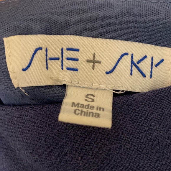 She and Sky Two Piece set Sz. S/M - Picture 3 of 6